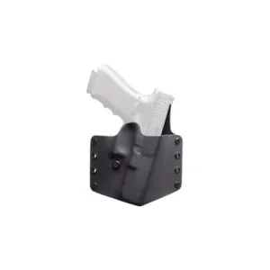 Black Point Tactical Standard OWB Holster, Fits HK VP9, Right Hand, Black Kydex, with 1.75 in Belt Loops, 15 Degree Cant 103175
