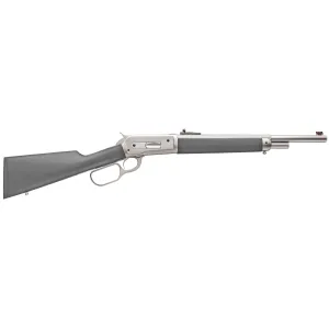Chiappa Firearms 1886 Kodiak, Lever Action Rifle, 45-70 Government, 18.5 in Barrel, Skinner Peep Sight w/ Fixed Fiber Optic Front Sight, Matte Chrome, Rubber Coated Walnut Stock, 4 Rounds 920.355