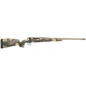 Fierce FRFP7PRC20SBH Twisted Rival FP 7mm PRC 3+1 (Hinged Floor Plate) 20 Twisted Flutes, Smoked Bronze Steel Barrel/Rec, Trophy Camo Carbon Fiber Rival Stock with Adj. Cheek Piece, Radial Muzzle Brake, Bix & Andy Adj. Trigger, Rifle