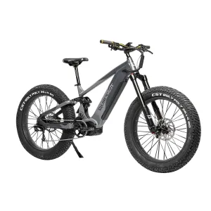 QuietKat Inc IBX-VPO-SMK-17 Ibex Smoket Medium Framet SRAM 9-Speedt Ultra-Drive 1000W (VPO) Motor