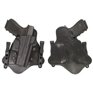 Comp-Tac C225SW146RBSN MTAC IWB Black Kydex/Leather Belt Clip Fits S&W M&P Shield 9/40 Right Hand