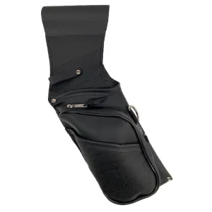 Neet N-490 Leather Field Quiver Black with Arrow Embossed Pockets RH RH 04248
