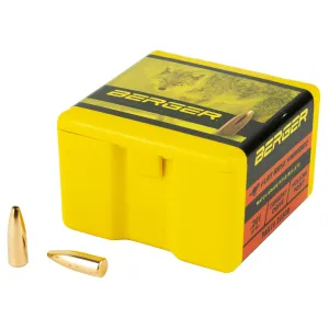 Berger Bullets FB Varmint, .224 Diameter, 22 Caliber, 52 Grain, Flat Base Hollow Point, 100 Count 22309
