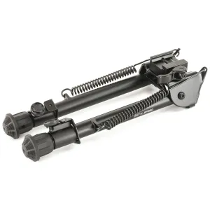 Leapers, Inc. - UTG Tactical Op Bipod, Fits Picatinny or Weaver Rail, 8 in - 12.4 in, with QD Lever Mount, Black TL-BP88Q