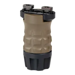 Samson Manufacturing Corp. Vertical Forend Grip, Fits M-LOK, Matte Finish, Flat Dark Earth, 2.125 in Long, Grenade Texture 04-05102-32