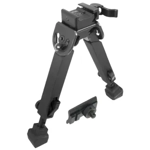 UTG TLBP20QA Armored QD Bipod Black 6-8.5 in Metal