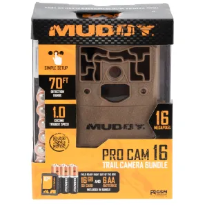 Muddy MUDMTC200K Pro-Cam 16 Combo Brown LCD Display 16MP Resolution Invisible Flash SD Card Slot Up To 32GB Memory