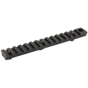 Arisaka Defense Rail Slider, Picatinny Rail M-Lok, 4 Slot, Fits M-LOK, Integrated QD Mount, Anodized Finish, Black RS-RAIL-4M