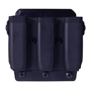 High Speed Gear Uniform Line, Triple Mag Pouch, Size 1, Black, PLM Belt Mounted, Kydex 42P113BK
