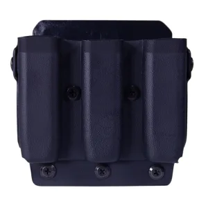 High Speed Gear Uniform Line, Triple Mag Pouch, Size 2, Black, Fits MOLLE or Belt, Kydex, Universal Clip Mount 42P203BK