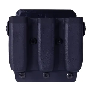 High Speed Gear Uniform Line, Triple Mag Pouch, Size 2, Black, PLM Belt Mounted, Kydex 42P213BK