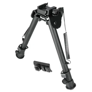 UTG TLBP88Q Tactical OP Bipod Black 8-12.4 in Metal Quick Detach