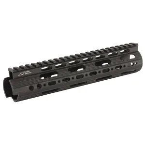 Leapers, Inc. - UTG Rail System, 9 in, for AR Rifles, Mid Length, Super Slim Free Float Handguard, Black Finish MTU004SS