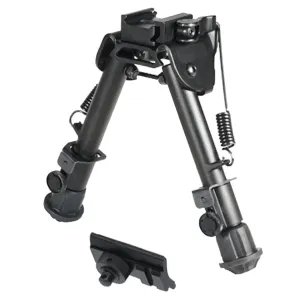 UTG TLBP78Q Tactical OP Bipod Black 5.9-7.3 in Metal Quick Detach