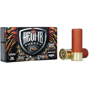 HEVI-Shot HS4109 HEVI-18 TSS Turkey 12Gauge 2.75 1 1/4oz Tungsten 9Shot 5 Per Box/10 Case, Shotshell Non-tox Loads