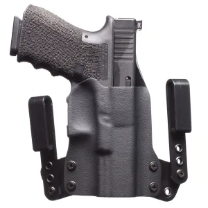 BlackPoint 101700 Mini WING IWB Black Kydex/Leather Belt Clip Fits Sig 238 Right Hand