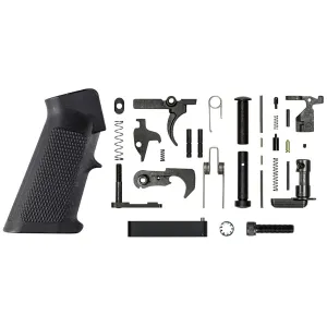 Bowden Tactical J263008 Lower Parts Kit with Black Polymer Grip for AR-Platform
