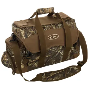 Drake Waterfowl DA2030038 Blind Bag (Extra Large)t Realtree Max-7t Waterproof Nylont 20 Pocketst Sunglass Pockett Thermos Sleevet Carry Handles/Adj. Strap