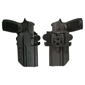 Comp-Tac C241SF200RBKN International OWB Black Kydex Belt Slide/Paddle Fits Springfield XD Fits Springfield XD-M Fits Springfield Mod.2 Fits 4 in Barrel Right Hand
