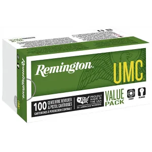 Remington 23795 UMC Value Pack 40S&W 180gr Full Metal Jacket 100 Per Box/6 Case Centerfire, Handgun Ammunition
