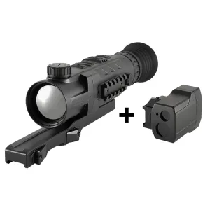 iRay USA IRAYRH50LRF RICO MK1 w/ILR 1000 Combo Thermal Scope Black 3x50mm Black/White/Red/Green; 2 Dynamic/5 Static Reticle 640x480, 50Hz Resolution
