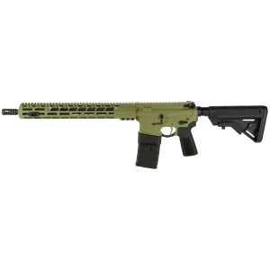 Sons of Liberty M4 89, Semi-automatic, AR, 223 Remington/556NATO, 16 in Threaded Barrel, Liberty Fighting Trigger, Liberty Charging Handle, A5 Buffer System, Cerakote Finish, Bazooka Green, CompMag Compliant Magazine, 10 Rounds M4-89-16-CA-COMP-BAZG