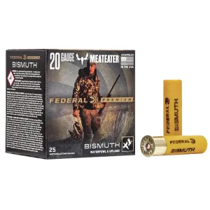 Federal PBIX2444 Premium Bismuth 20 Gauge 3 in 1 1/8 oz 4 Shot 25 Bx/ 10 Cs