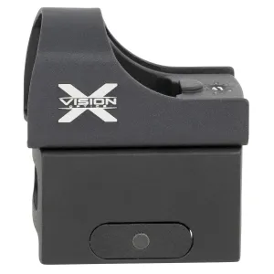 X-Vision 204001 MHRD1 Black 1x 24 mm x 16 mm 3 MOA, Red Dot Sight