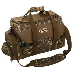 Drake Waterfowl DA2020038 Blind Bag (Large)t Realtree Max-7t Waterproof Nylont 18 Pocketst Sunglass Pockett Thermos Sleevet Carry Handles/Adj. Strap