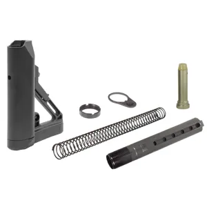 UTG Pro RBUS1BM Mil-Spec OPS Ready S1 Stock Kit Black Synthetic 6 Position for AR-15, M16