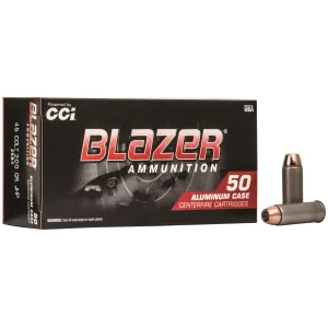 CCI 3584 Blazer 45Colt 200gr Jacketed Hollow Point 50 Per Box/20 Case Centerfire, Handgun Ammunition