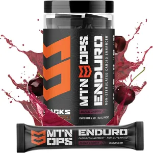 MTN OPS Enduro Cardio Enhancement Black Cherry Trail Packs 20 ct 1102580320
