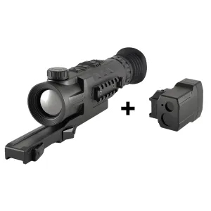 iRay USA IRAYRH35LRF RICO MK1 w/ILR 1000 Combo Thermal Scope Black 2x 35mm Black/White/Red/Green; 2 Dynamic/5 Static Reticle 2x 640x512, 50 Hz Resolution 35mm Zoom Digital 4x