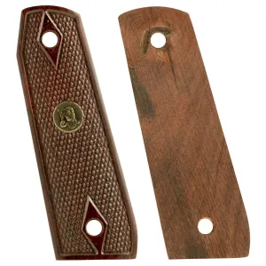 Pachmayr 00440 Laminate Grip Panels 1911 Checkered Rosewood