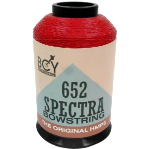 BCY 652 Spectra Bowstring Material Red 1/4 lb