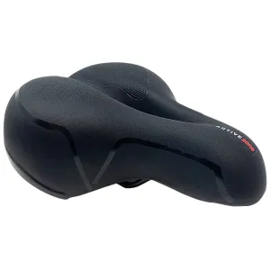 Bakcou E-bikes AOBS Comfort Seat Universal Fit Black Faux Leather Oversized