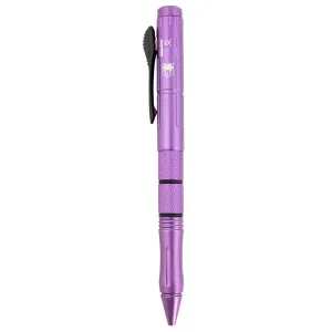 CobraTec Knives PURPCNCOTFPSWDNS Tactical Pen 2.50 in OTF Plain Stainless Steel Blade Purple Handle