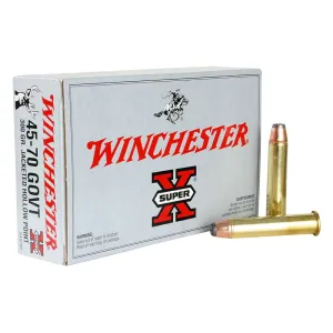 Winchester X4570H Super X 45-70Gov 300gr Jacketed Hollow Point 20 Per Box/10 Case Centerfire, Rifle Ammunition