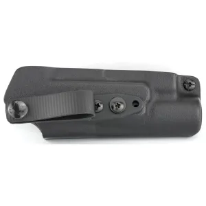 Raven Concealment Systems Vanguard 3 Light Compatible IWB Holster, Fits Any Pistol with Surefire X300 Ultra A/B Light Mounted, Ambidextrous, Black, Kydex, Tuckable Soft Loop VG3X3ULBKTSL