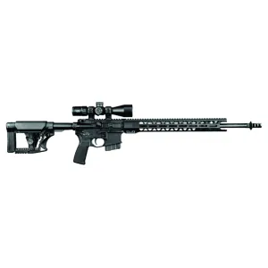 ZRO Delta 65GRGR0002 Game Ready Fully Ambidextrous 6.5 Grendel 18 in Black Black Adjustable with Adjustable Cheek Piece & LOP Stock Black Polymer Grip Ambidextrous Hand with USO TS-25X