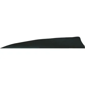 Gateway Shield Cut Feathers Black 4 in RW 50 pk 400RSSBK-50