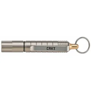 Columbia River Knife & Tool POCKET DRIVER STASH TOOL, 3.51 in Compact Driver w/ 4 bits, Aluminum Handle, Anodized Finish, Secure Storage 9912