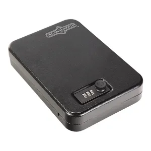 Surelock Security 3CBNMLBC Nighthawk Mobile Vault I Combination Entry Matte Black Steel Holds 1 Handgun 2 in H x 6.50 in W x 9.75 in D