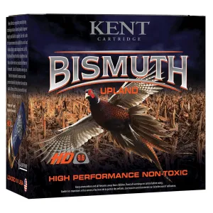 Kent Cartridge B20U286 Bismuth Upland 20 Gauge 2.75 in 1 oz Bismuth 6 Shot 25 Per Box/ 10 Case, Shotgun Shells