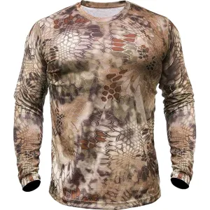 Kryptek Hyperion Long Sleeve Crew Shirt Highlander Medium 18HELLSZH4