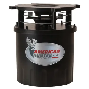 American Hunter 30591 RD-Pro Feeder Kit 24 Programs 1-30 Seconds Duration Black Powder Coated Features Digital Clock Timer & Varmint Guard