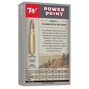 Winchester X8MM Power-Point 8mmMauser 170gr 20 Per Box/10 Case Centerfire, Rifle Ammunition