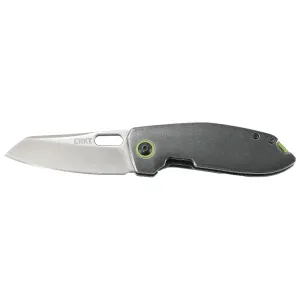 CRKT 2550 Sketch 2.89 in Folding Plain Satin 8Cr14MoV SS Blade/Stainless Steel Handle Includes Pocket Clip