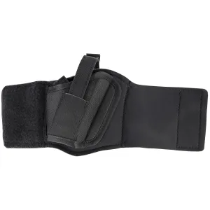 Crossfire Shooting Gear CRFWRPSA1S2R The Wrap Ankle Size 02 Black Neoprene/Sheepskin Velcro Fits Subcompact Fits 2-2.50 in Barrel Right Hand