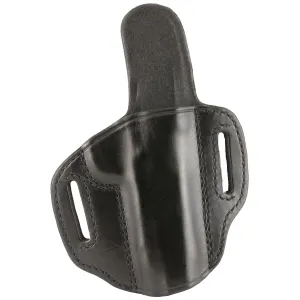 Don Hume H721OT Holster, Fits 1911 Commander With 4.25 in Barrel, Right Hand, Black Leather J335804R